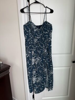Abercrombie Floral Print Spaghetti Strap Dress